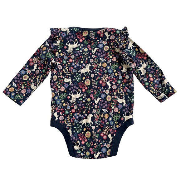 NEW Gap Baby Brannan’s Favorites Floral Onesie Bodysuit 6-12M - Picture 3 of 5